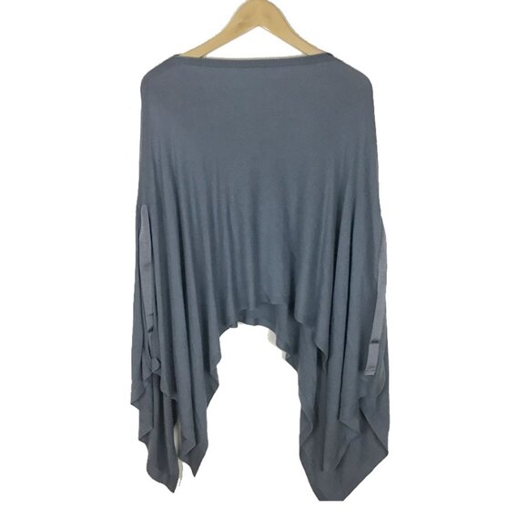 Lululemon Forward Flow Heather Blue Charcoal Poncho - Picture 9 of 12
